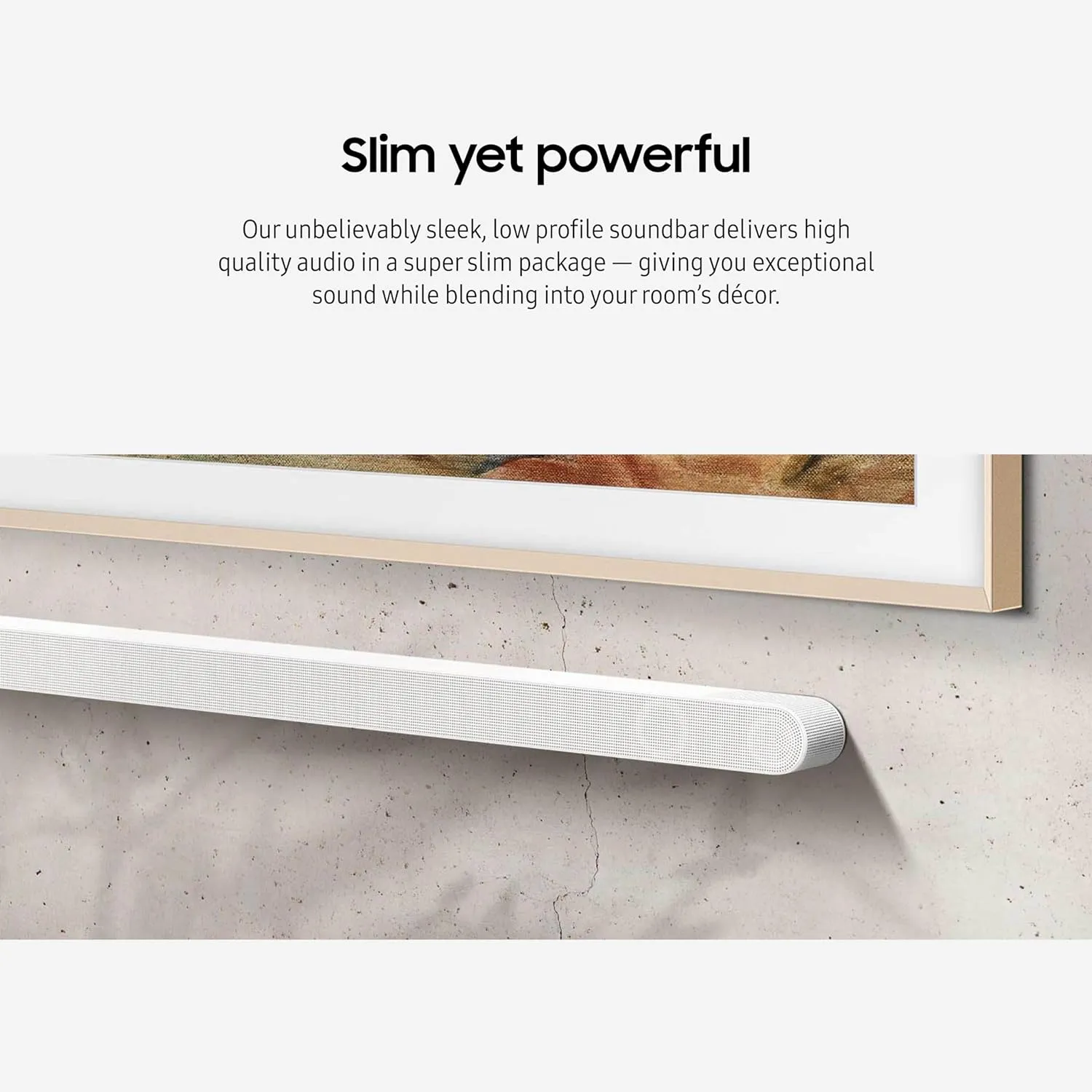 SAMSUNG S801D 3.1.2ch Soundbar w/Wireless Dolby Atmos Audio, Ultra Slim Design, Q-Symphony, SpaceFit Sound Pro, Adaptive Sound, Game Mode Pro with Alexa Built-in, HW-S801D/ZA