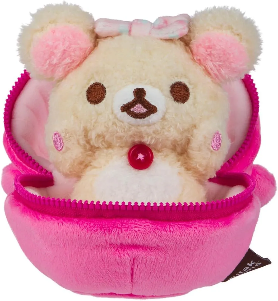 San-X Original Rilakkuma in a Plush - 4.5" Korilakkuma Strawberry