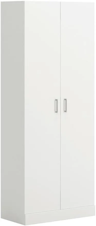 Sauder Storage Cabinet, White Finish