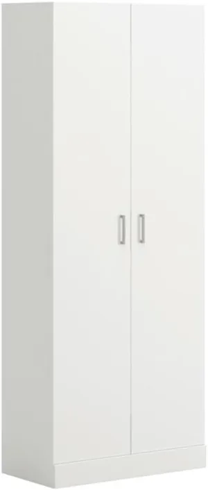 Sauder Storage Cabinet, White Finish