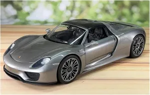 Scale car Model 1:18 for 918 Soft-top Sports Diecast Alloy Car Model Display Car Model Put in Display Cabinet Suitable for Display