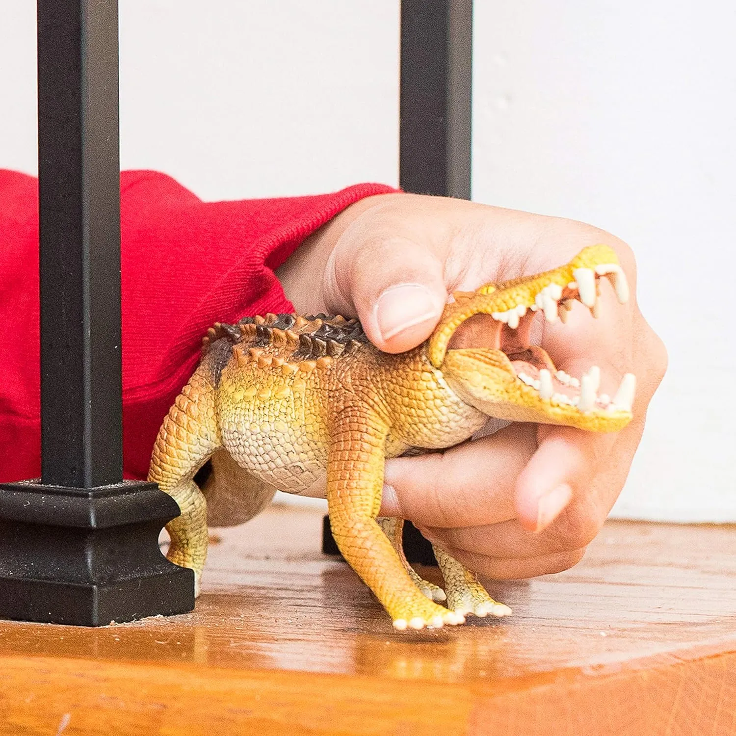 Schleich Dinosaurs, Large Dinosaur Toys for Boys and Girls, Realistic Kaprosuchus Toy with Movable Jaw, Ages 4 