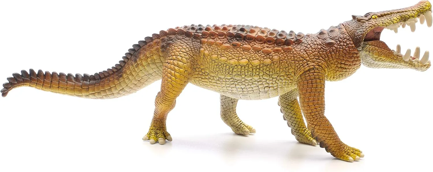 Schleich Dinosaurs, Large Dinosaur Toys for Boys and Girls, Realistic Kaprosuchus Toy with Movable Jaw, Ages 4 