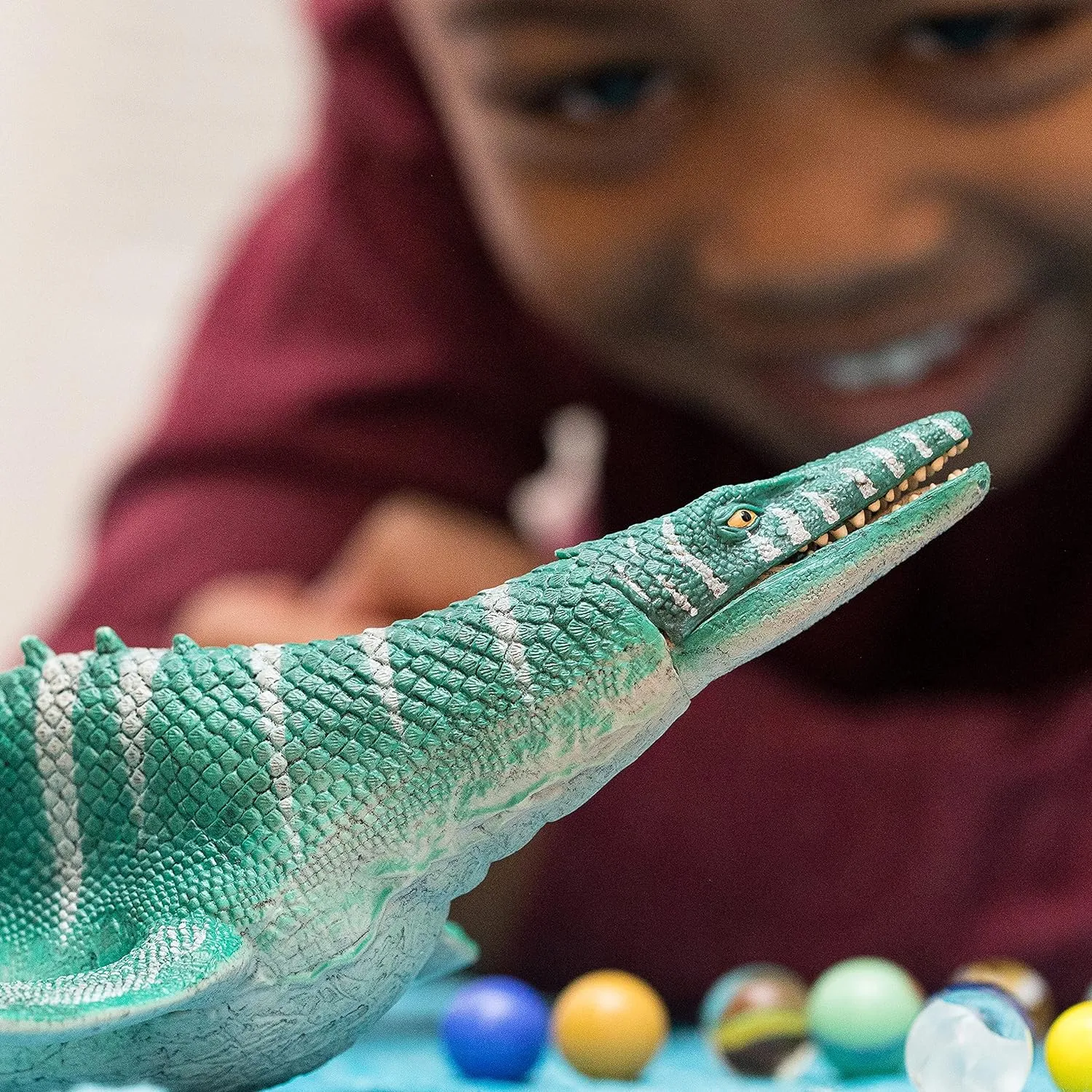 Schleich Dinosaurs, Large Dinosaur Toys for Boys and Girls, Realistic Mosasaurus Toy Figurine, Ages 4 