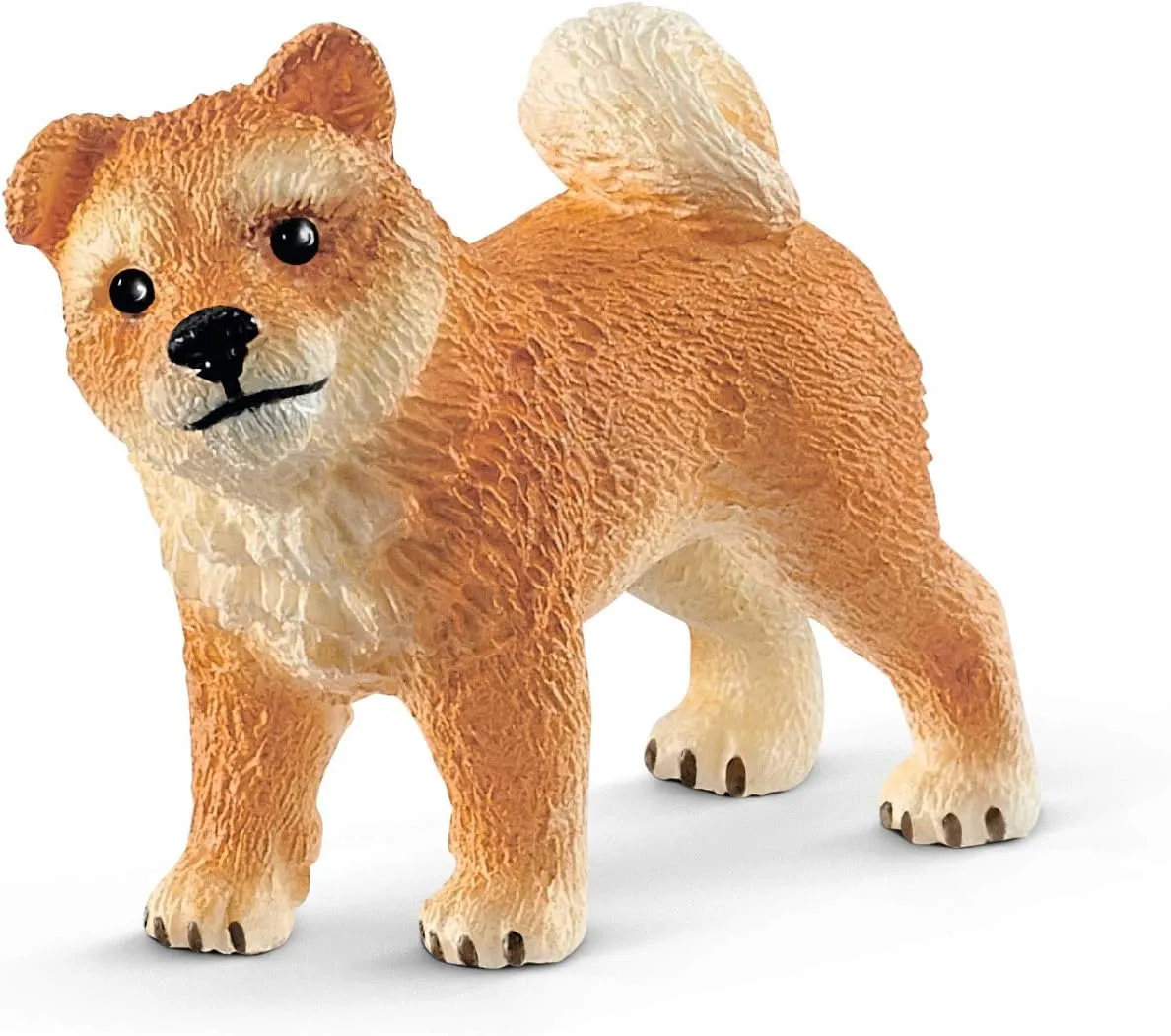 Schleich Shiba Inu Mother and Puppy, 4-piece set, Ages 3 