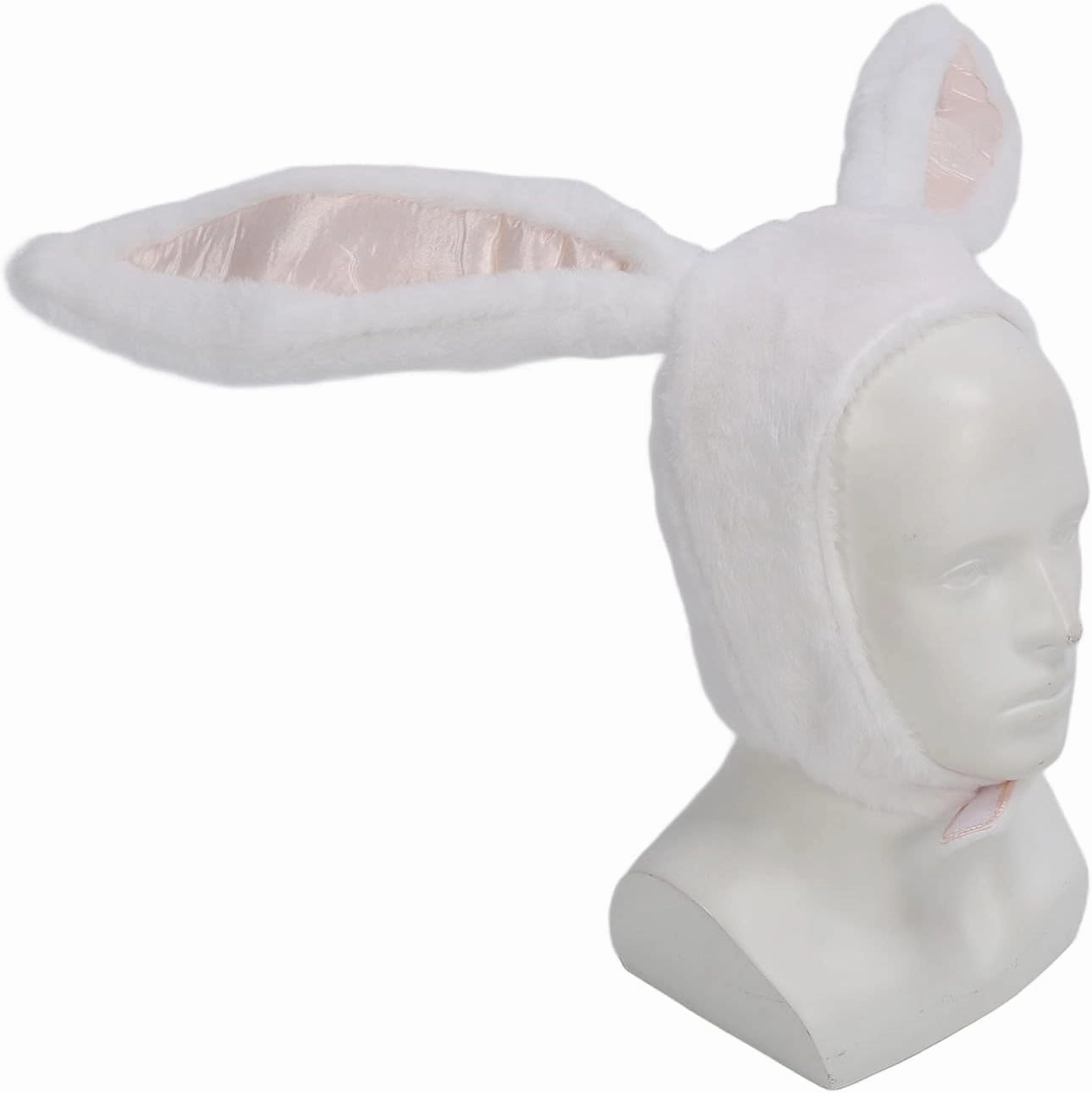 Semme Plush Bunny Ears Hood - Easter Bunny Hat for Cosplay, Halloween Party, Christmas Gift