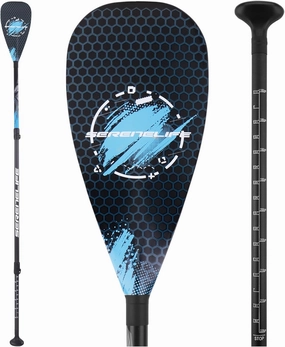 SereneLife Stand Up Paddle-Board Adjustable Paddle - Adjustable Water Paddle Oar for SLSUPB105 Free-Flow Inflatable SUP Stand Up Water Paddle-Board -