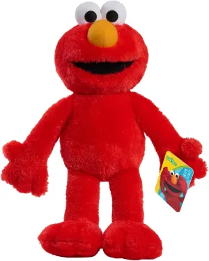 SESAME STREET Big Hugs 18-inch Large Plush Elmo Doll, Soft and Cuddly, Red, Pretend Play, Kids Toys for Ages 18 Month by Just Play