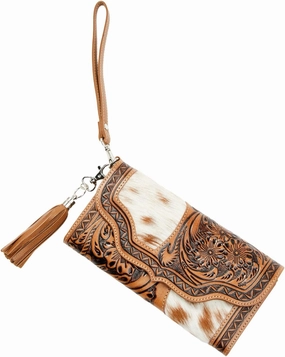 Shyanne Women's Brazos Bluff Hand-Tooled Wallet - S-10188