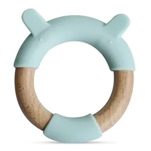 Silicone & Wood Teether
