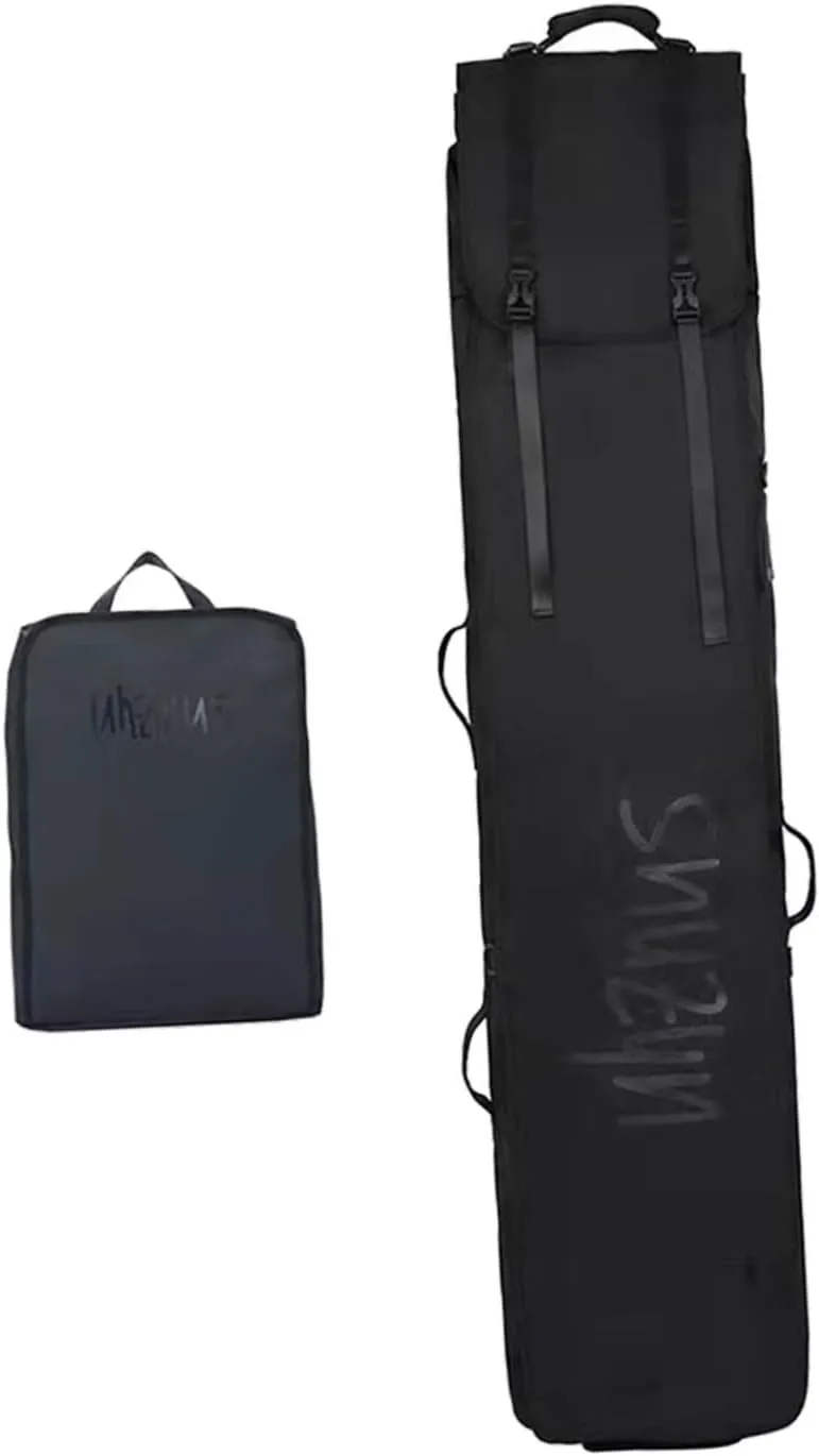 Ski Bag and Boot Bag Combo Ski Carry Bag for Air Travel Snowboarding Storage Snowboard Bag