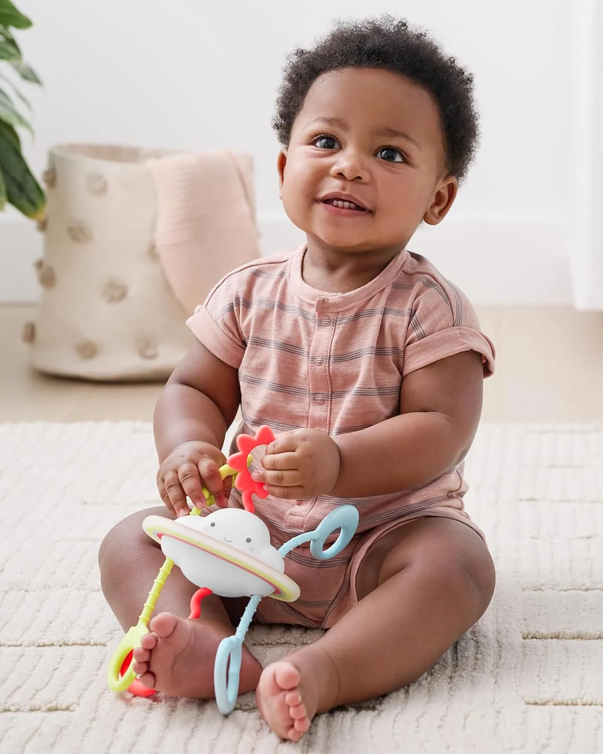 Skip Hop Baby Sensory Toy Pull & Play Silver Lining Cloud Age 6m 