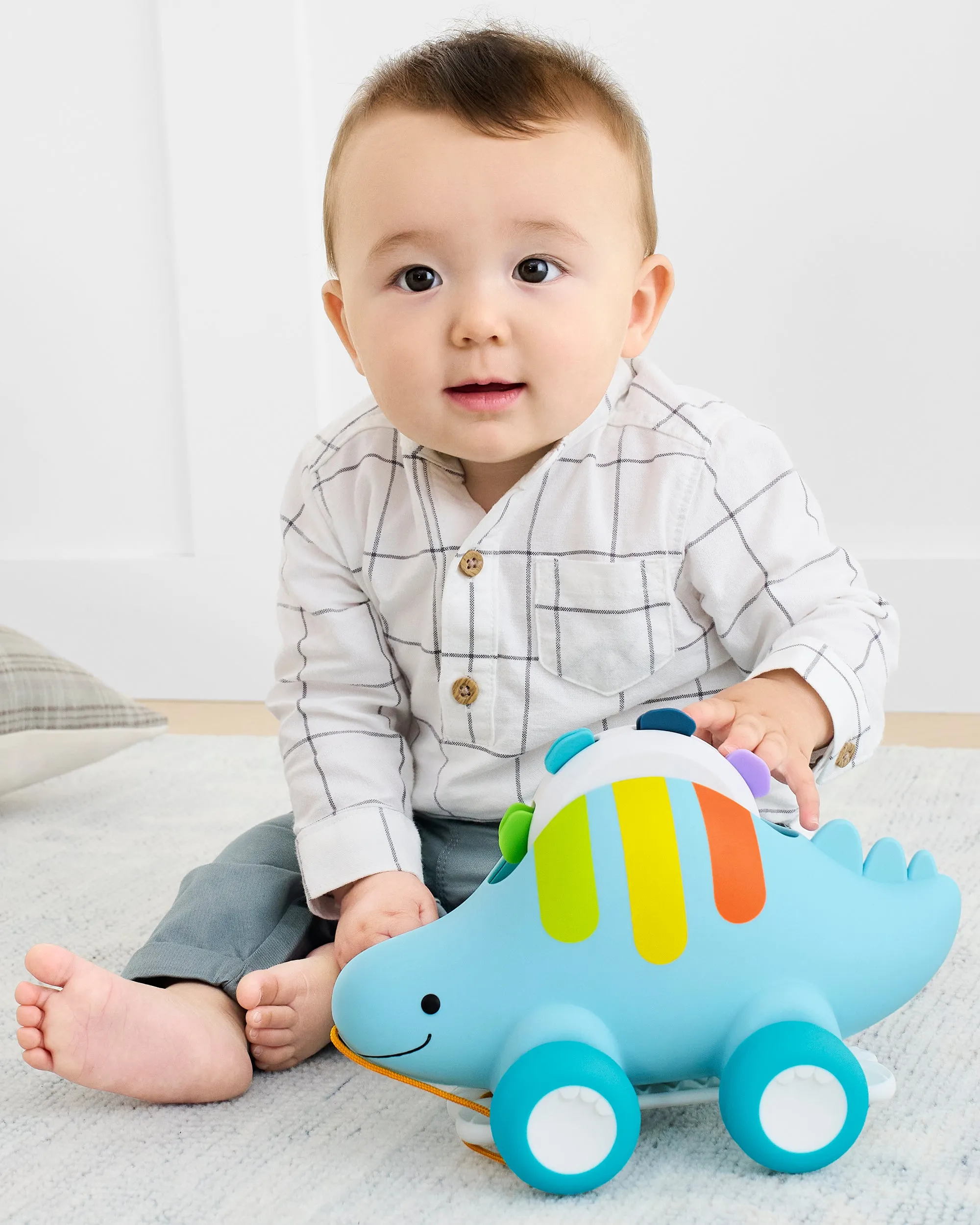 Skip Hop Explore & More Dinosaur 3-in-1 Musical Pull Toy
