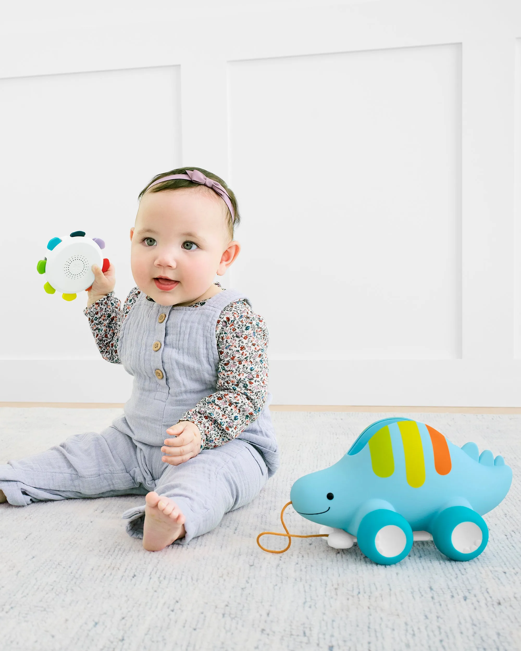 Skip Hop Explore & More Dinosaur 3-in-1 Musical Pull Toy