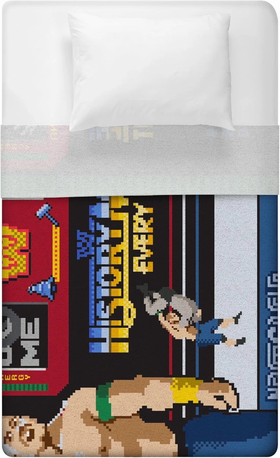 Sleep Squad John Cena (Hustle Loyalty Respect) 60 x 80 Raschel Plush Blanket Wrestling Legend Super-Soft Throw