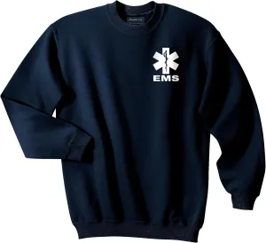 Smart People Clothing EMT Sweatshirt with Reflective Logo, Emergency Medical, First Responder