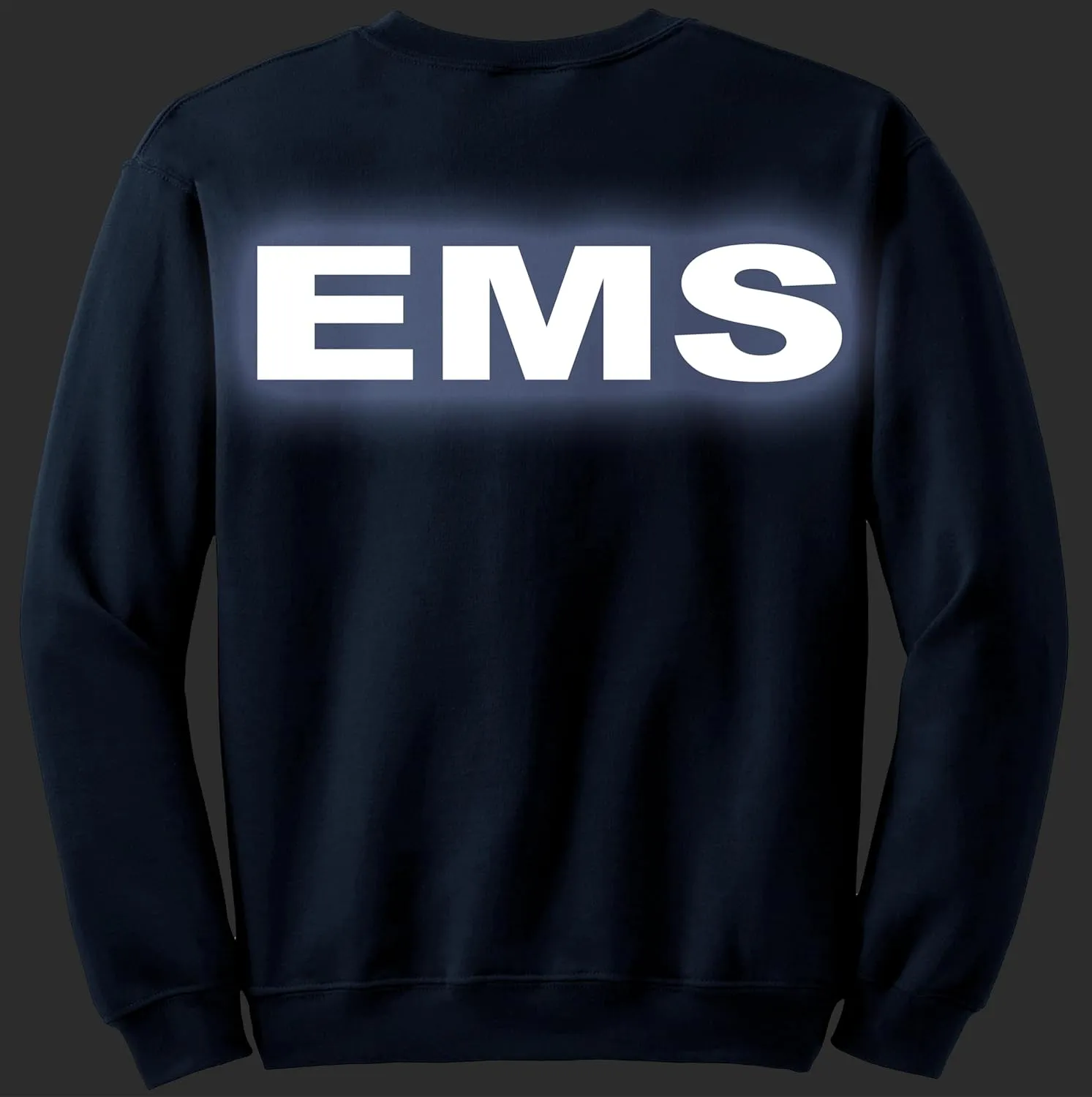 Smart People Clothing EMT Sweatshirt with Reflective Logo, Emergency Medical, First Responder