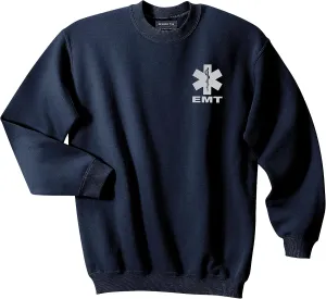 Smart People Clothing EMT Sweatshirt with Reflective Logo, Emergency Medical, First Responder