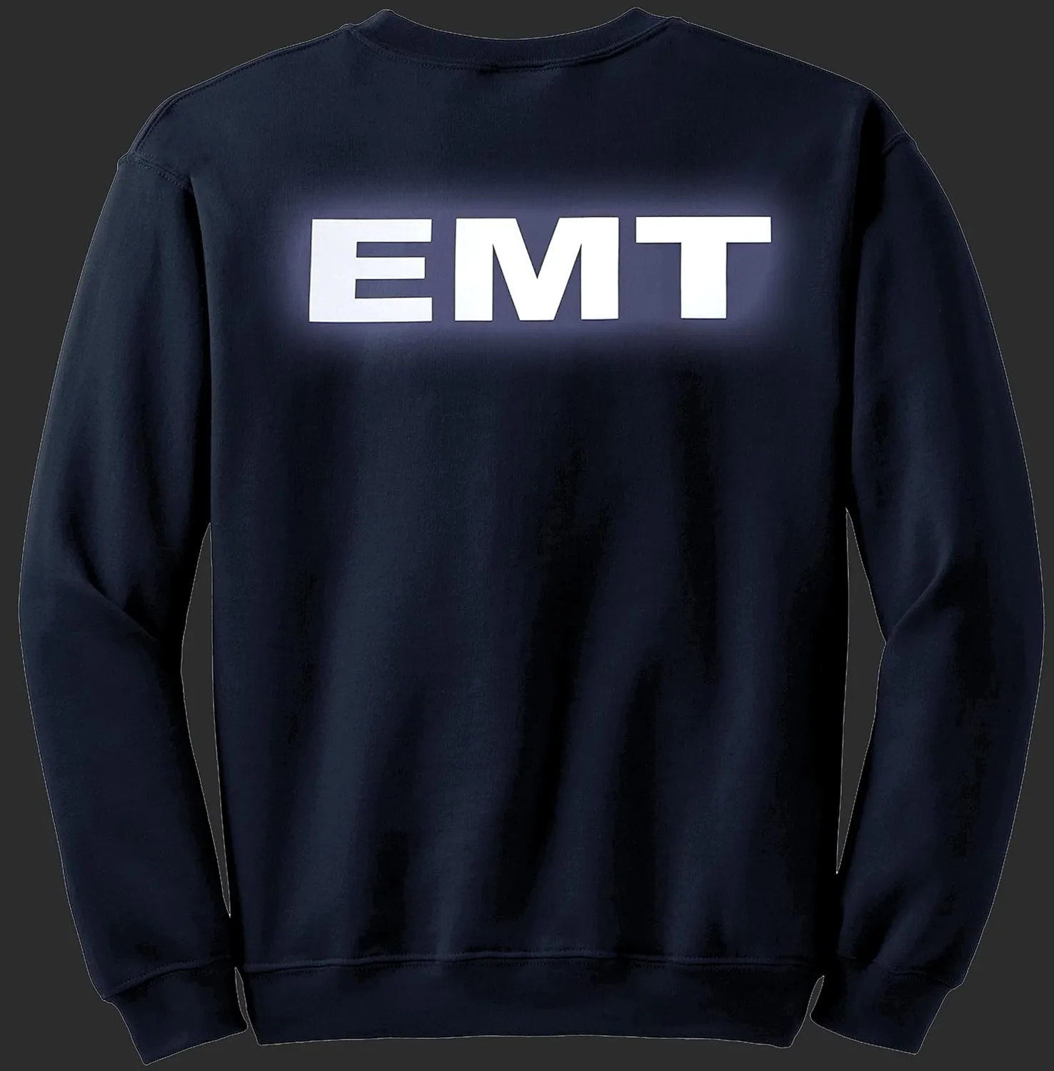 Smart People Clothing EMT Sweatshirt with Reflective Logo, Emergency Medical, First Responder