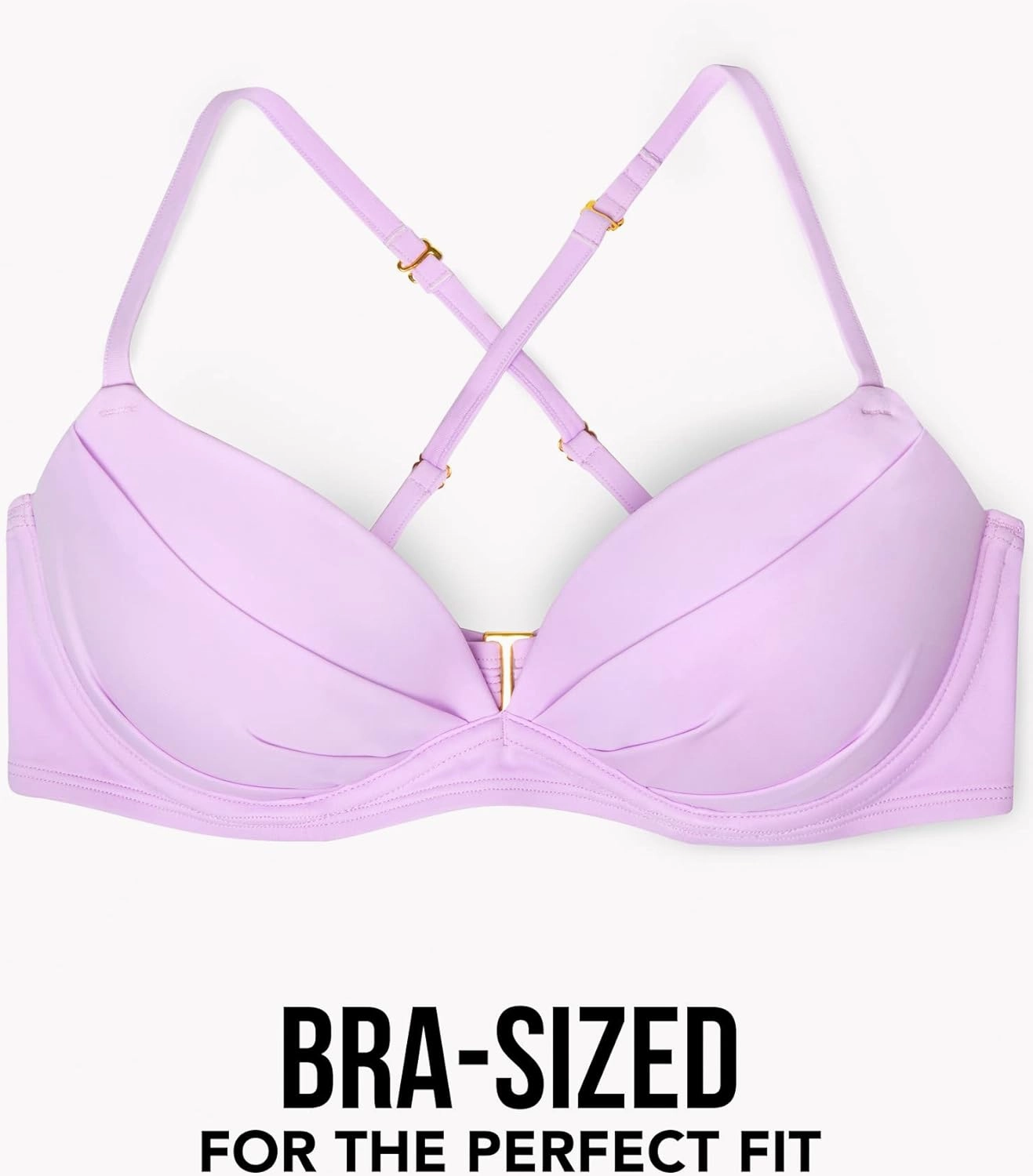 Smart & Sexy Women's Swim Secret Convertible Push-Up Bikini Top