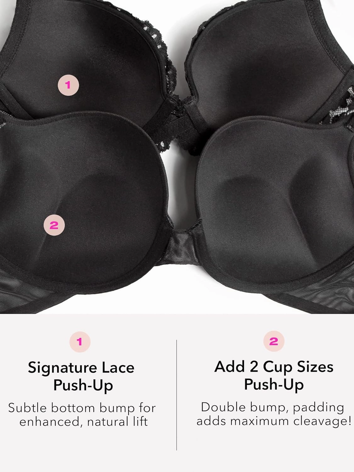 Smart & Sexy Womens Iconic Lace Push Up Bra