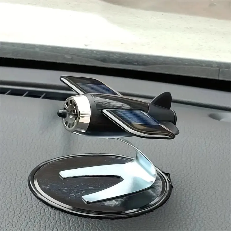 Solar Airplane Creative Car Decoration