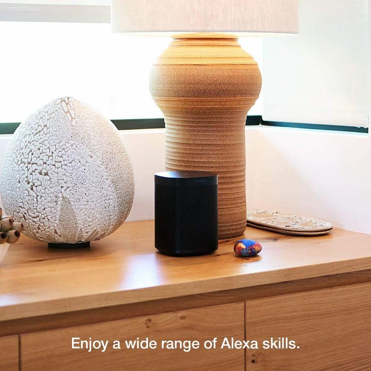 Sonos One (Gen 2) Two Room Set Voice Controlled Smart Speaker with Amazon Alexa Built in (2-Pack Black) (Renewed)