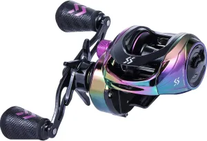 Sougayilang Baitcasting Reels - Colorful Fishing Reel, 8.0:1/7.3:1 Gear Ratios, 9 1 BB, Magnetic Braking System