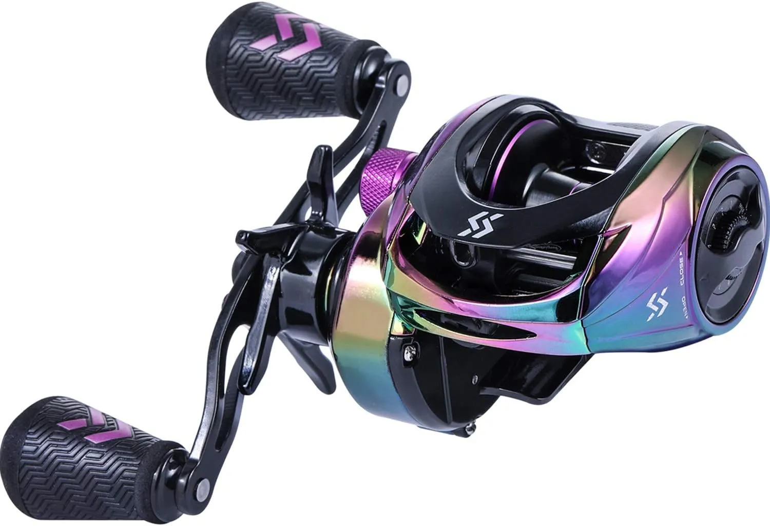 Sougayilang Baitcasting Reels - Colorful Fishing Reel, 8.0:1/7.3:1 Gear Ratios, 9 1 BB, Magnetic Braking System