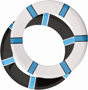 Spin Flyers | Pack of 2 | Advanced Aerodynamics for Graceful, Effortless Flight Disc Shows The Spin | Get Them in Your Favorite Teams Colors