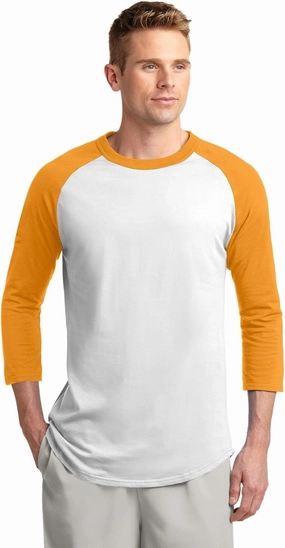 SPORT-TEK Men's Colorblock Raglan Jersey