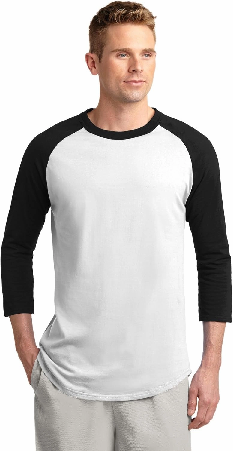 SPORT-TEK Men's Colorblock Raglan Jersey