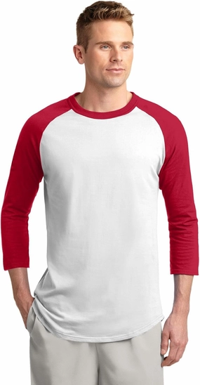 SPORT-TEK Men's Colorblock Raglan Jersey