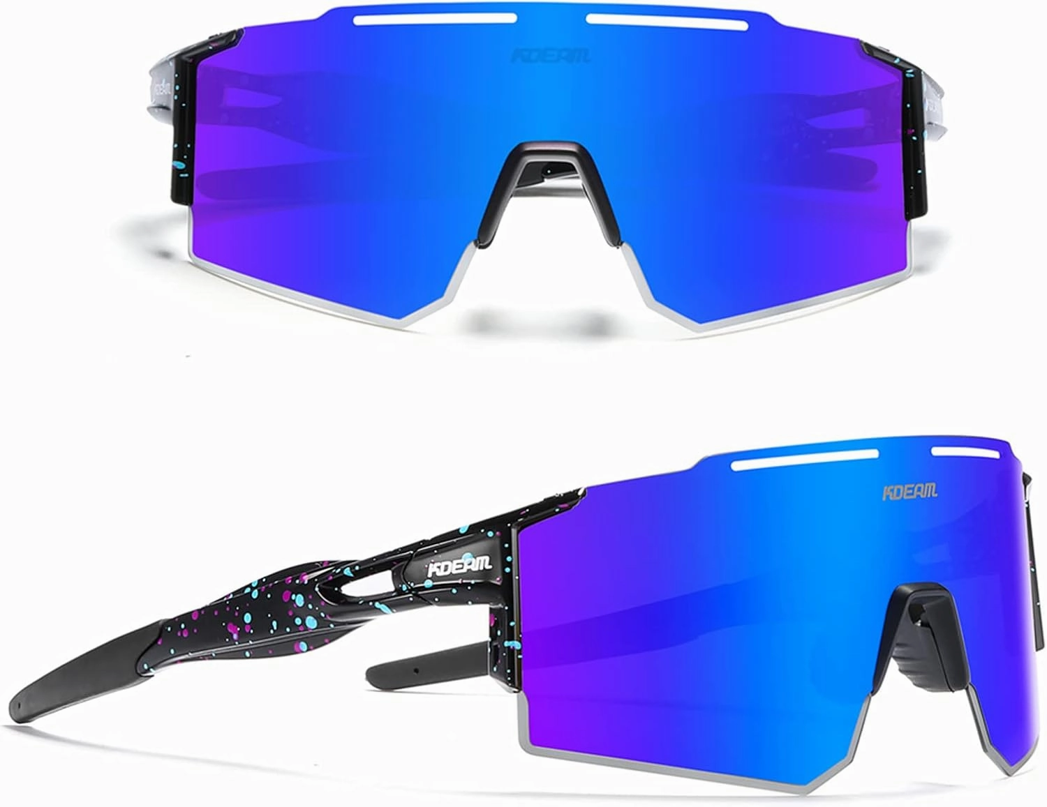Sports Polarized Sunglasses for Women Men, UV400 Cycling Goggles Baseball Running Fishing Outdoor Windproof Eyewear