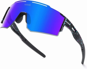 Sports Polarized Sunglasses for Women Men, UV400 Cycling Goggles Baseball Running Fishing Outdoor Windproof Eyewear