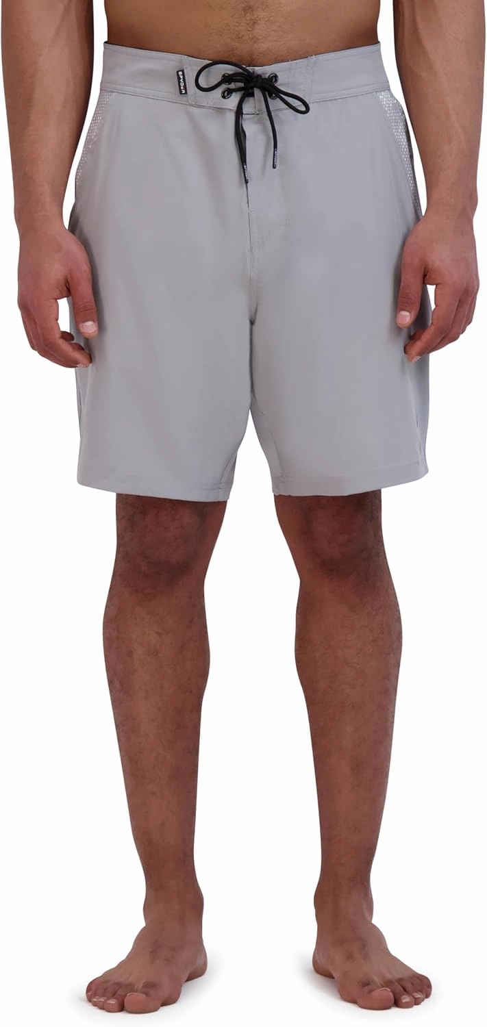 Spyder Men's Swim Trunks, Stretch, Quick-Dry, 9” Inseam Board Shorts, UPF , Pockets, Compression Boxer Liner
