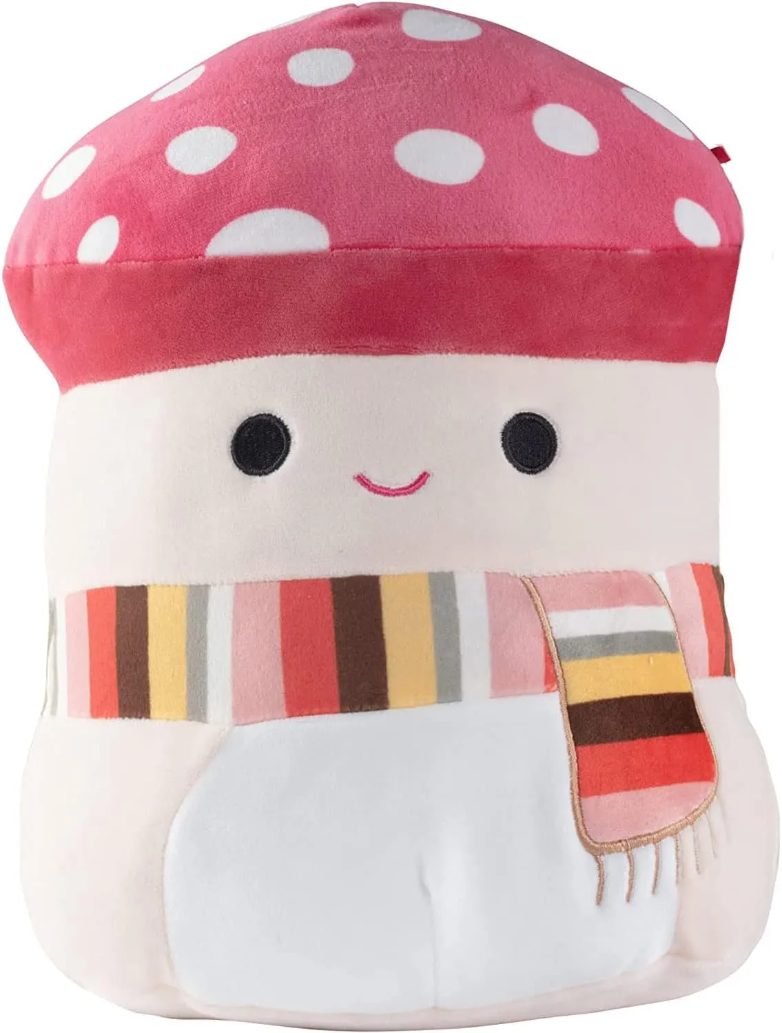 Squishmallow Official Christmas Winter Holiday Kellytoy Plush Squishy Soft Plush Toy Animals (Malcolm Mushroom (Scarf), 7.5 Inch)