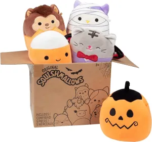 Squishmallows Original 5-Inch Plush Value 5 Pack - Official Jazwares Mini Plush - Collectible Soft & Squishy Little Stuffed Animal Toy - Add to Your Squad - Gift for Kids, Girls & Boys