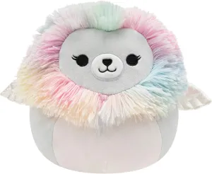 Squishmallows Original 8-Inch Leonari The Rainbow Lion - Official Jazwares Plush - Collectible Soft & Squishy Lion Stuffed Animal Toy - Add to Your Squad - Gift for Kids, Girls & Boys