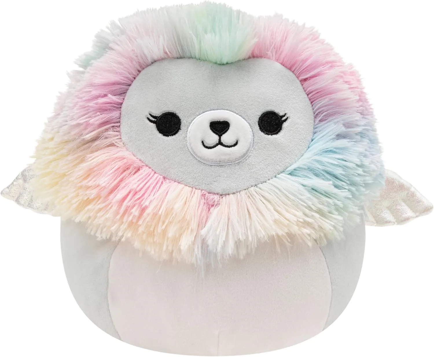 Squishmallows Original 8-Inch Leonari The Rainbow Lion - Official Jazwares Plush - Collectible Soft & Squishy Lion Stuffed Animal Toy - Add to Your Squad - Gift for Kids, Girls & Boys