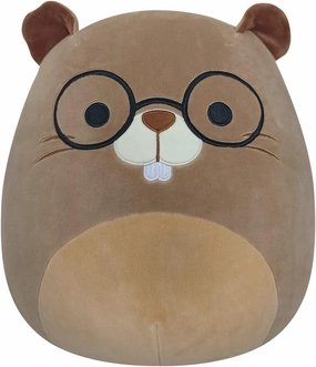 Squishmallows Original 14-Inch Chip Brown Beaver with Glasses - Large Ultrasoft Official Jazwares Plush