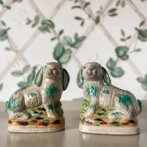 Staffordshire Bunny, Pair