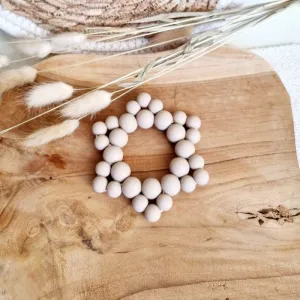 Star Beads Teether - Sand