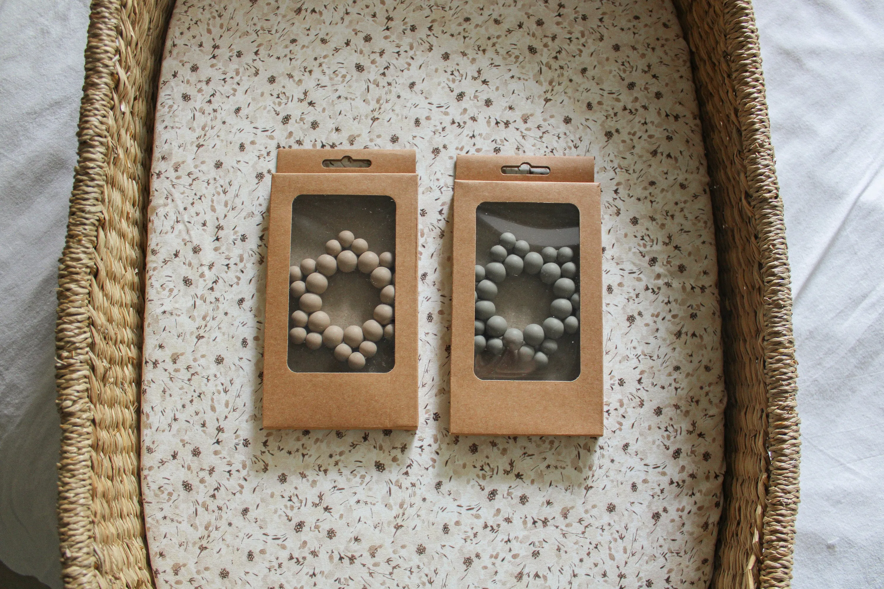 Star Beads Teether - Sand