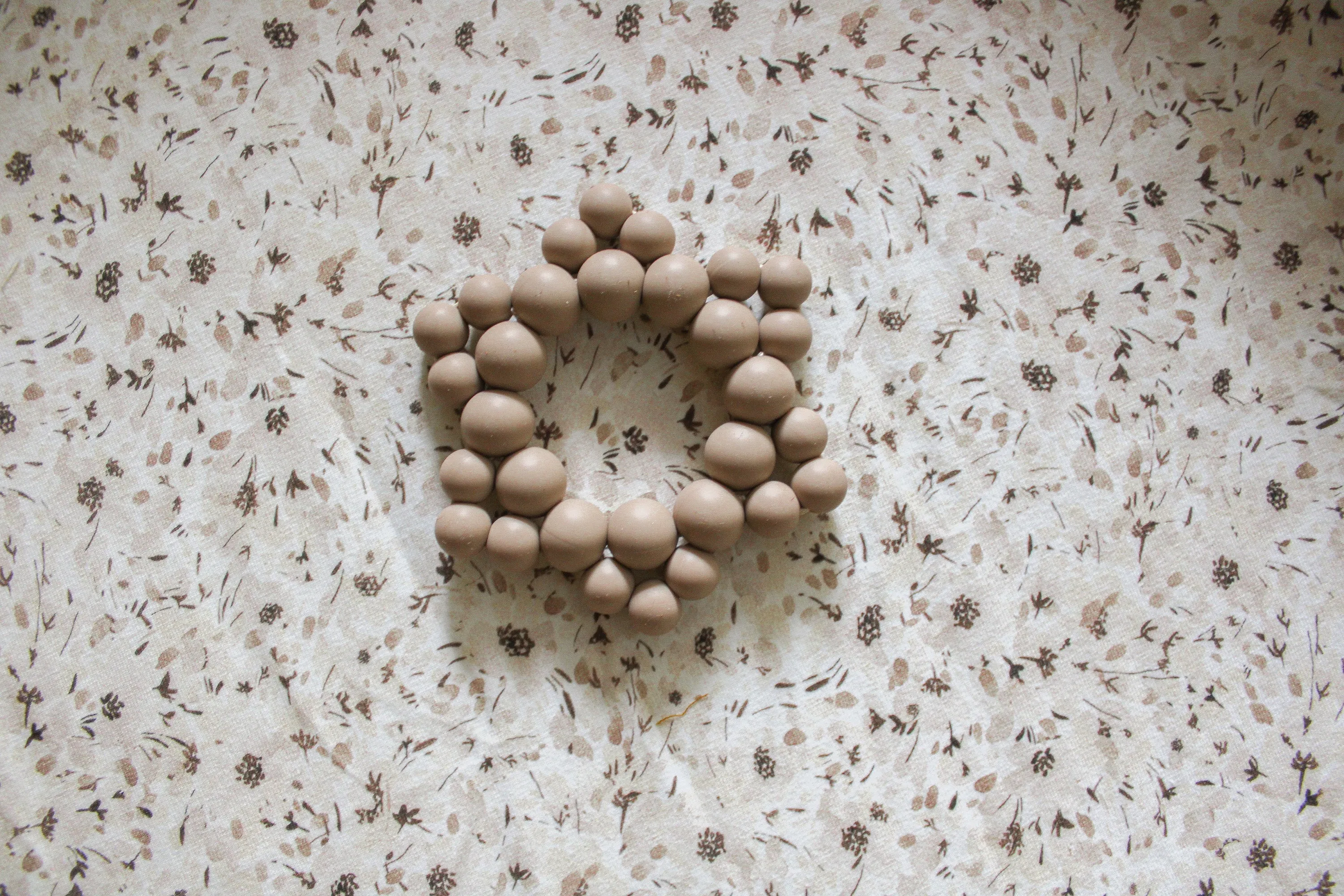 Star Beads Teether - Sand