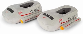 Star Trek: The Original Series Galileo Shuttlecraft 3D Slippers For Adults | Starfleet-Themed Soft Plush House Shoe With Non-Slip Sole | Comfortable Footwear | Women 7-8, Men 5-7