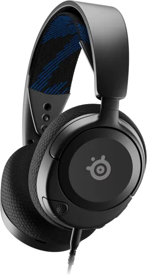 SteelSeries New Arctis Nova 1P Multi-System Gaming wired Headset — Hi-Fi Drivers — 360° Spatial Audio — Comfort Design — Durable — Lightweight—Noise-Cancelling Mic — PS5/PS4, PC, Xbox, Switch - Black