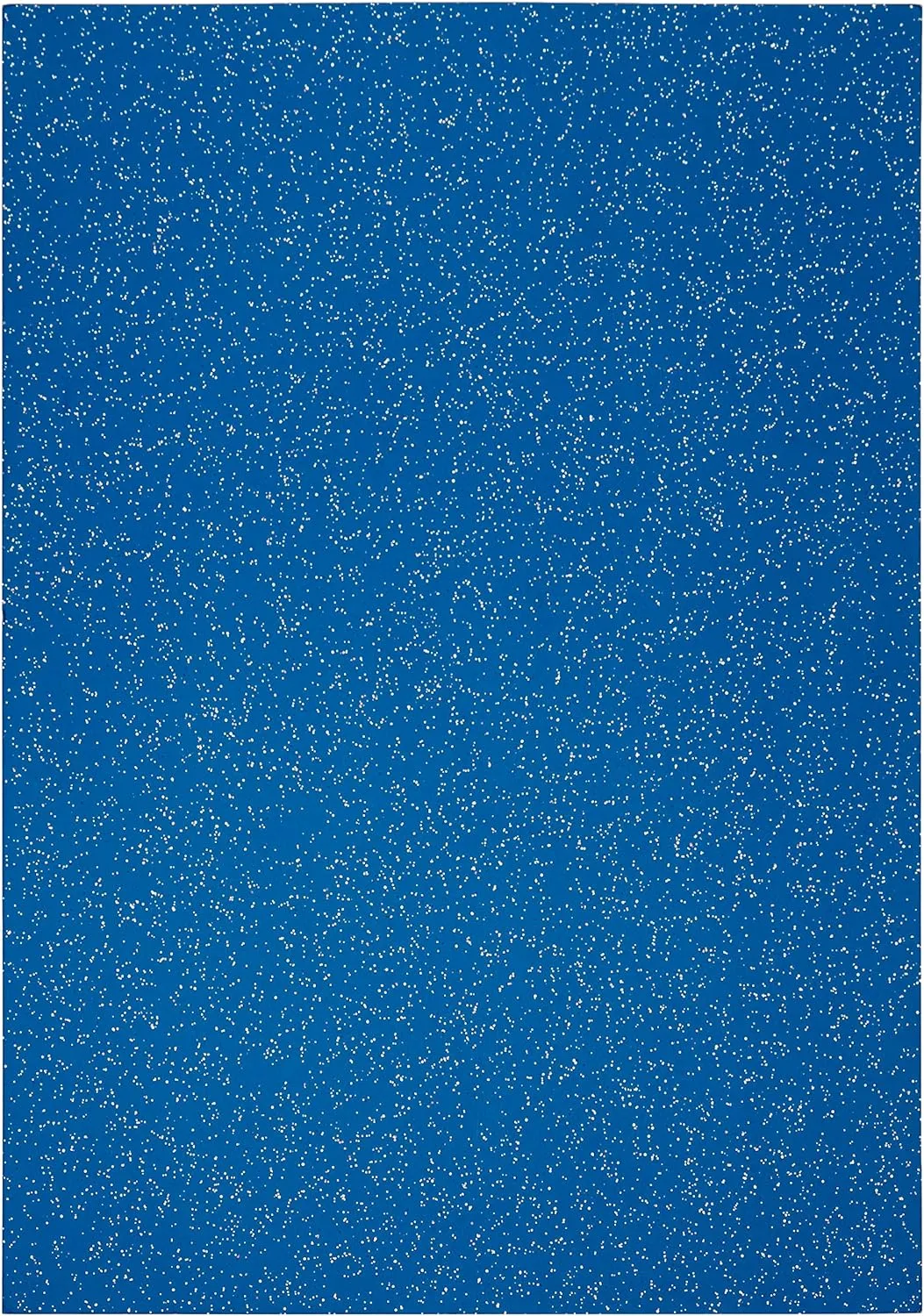 Stephens Glitter Board Card Blue Coloured A4 220gsm 10 Sheets, Ideal For Scrapbook Crafting, Card Making, Embossing, Embellishing, Sparkly Foil Shiny Finish