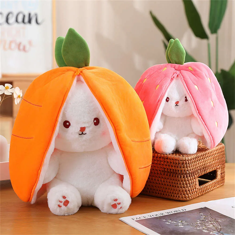 Strawberry Carrot Bunny Plush Toy Easter Gifts