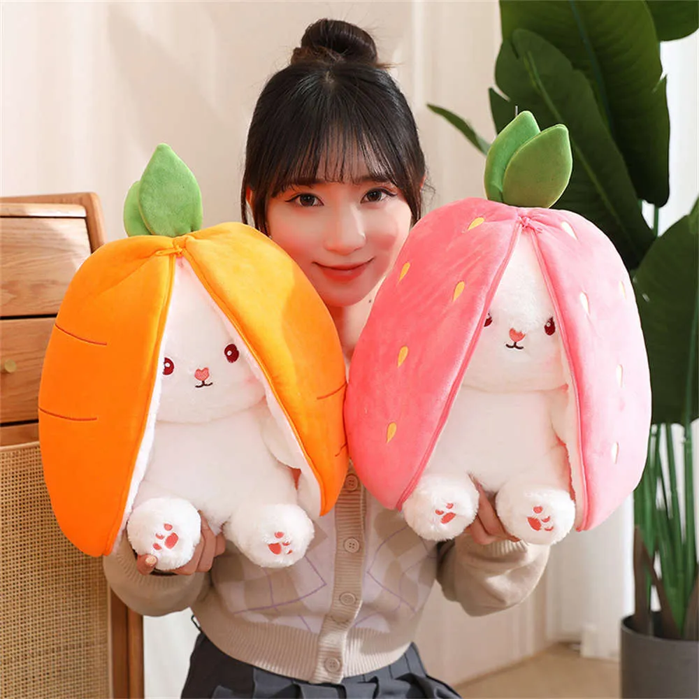 Strawberry Carrot Bunny Plush Toy Easter Gifts
